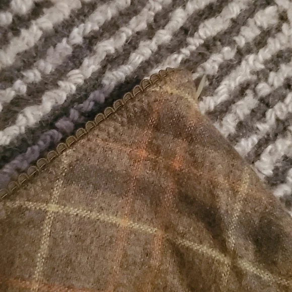 Ann Taylor Brown Plaid A-Line Skirt - Picture 4 of 12